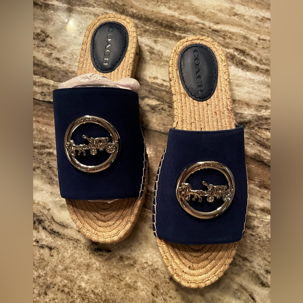 Never worn Coach Camille Suede Espad